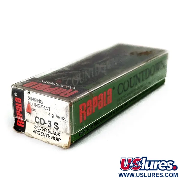 Rapala Countdown S3, S (srebrny), 4 g wobler #14372