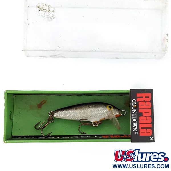 Rapala Countdown S3, S (srebrny), 4 g wobler #14372