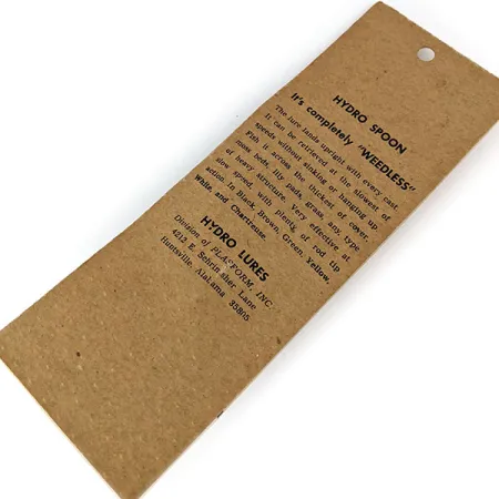 Hydro Lures ​Błystka antyzaczepowa Hydro Spoon, czarny biały, 17 g błystka wahadłowa #14486