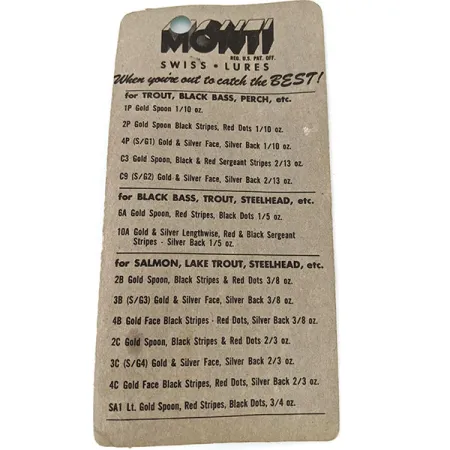 Monti Swiss Lures, 5 g błystka obrotowa #14846