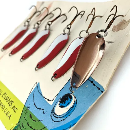 Glen Evans Pay-Off, czerwony/biały/miedziany, 5 g błystka wahadłowa #14509