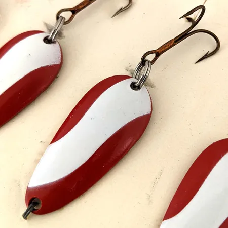 Glen Evans Pay-Off, czerwony/biały/miedziany, 5 g błystka wahadłowa #14509