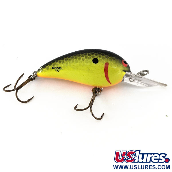  ​Bomber model B 4A, Chartreuse Czarny, 7 g wobler #14528