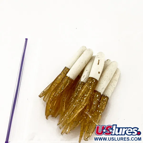 Creme Mini Tail, guma, 9 szt., złoty/biały #14575