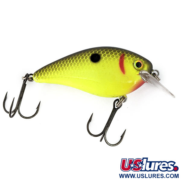  Strike King square bill UV (świeci w ultrafiolecie), Chartreuse, 12 g wobler #15699