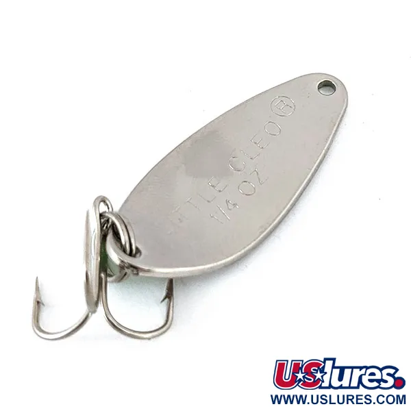  Acme Little Cleo, nikiel/zielony, 7 g błystka wahadłowa #14639