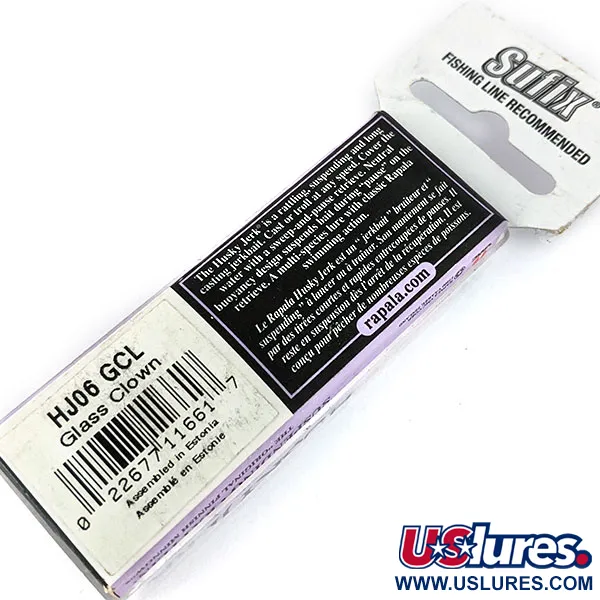 Rapala Husky Jerk 6, Szklany klaun, 3 g wobler #14677