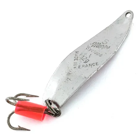 Mepps Syclops 1, nikiel/czerwony, 12 g błystka wahadłowa #14776