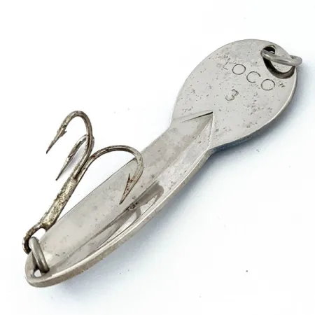 Luhr Jensen Loco 3, nikiel/niebieski, 17 g błystka wahadłowa #14800