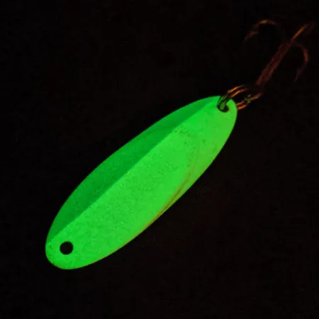 Acme Kastmaster (świeci w ciemności), biały/zielony/nikiel, 21 g błystka wahadłowa #14806
