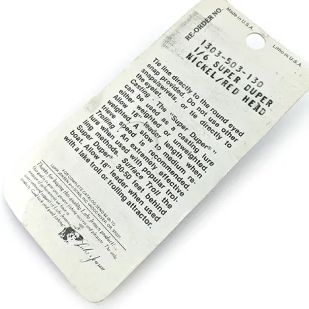 Luhr Jensen Super-Duper 503, 4,3 g błystka wahadłowa #14852