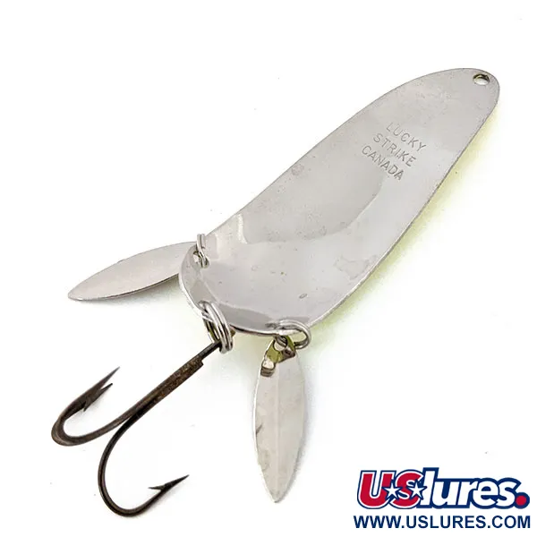 Lucky Strike Warden Worry ze skrzydełkami​, żółty/czerwony/nikiel UV - świeci w świetle ultrafioletowym, 16 g błystka wahadłowa #14878