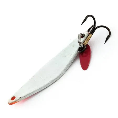 Bay de Noc Do-Jigger UV (świeci w ultrafiolecie), biały/pomarańczowy, 5 g błystka wahadłowa #14907