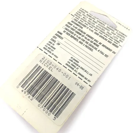 Luhr Jensen Colorado Spinner, nikiel, 1,4 g błystka obrotowa #14969