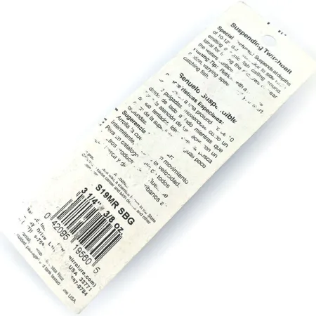 L&S Bait Mirro lure MirrOlure MirrOMinnow 19MR Suspending Twitchbait, 11 g wobler #14971