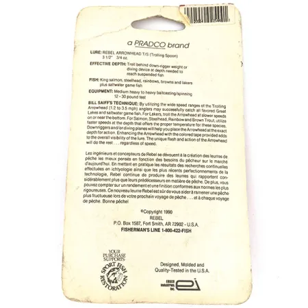 Rebel Arrowhead, złoto (pozłacanie), 17 g błystka wahadłowa #16187