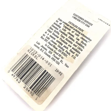 Luhr Jensen ​Lil' Kroc (Krocodile Stubby), Chrom, 7 g błystka wahadłowa #15634