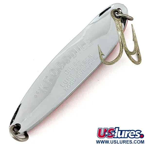 Luhr Jensen Krocodile #4, Chrom, 19 g błystka wahadłowa #15225