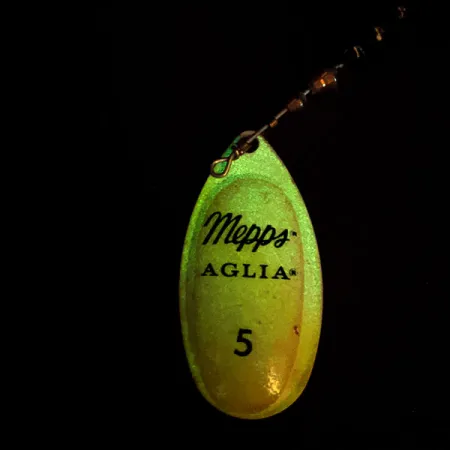 Mepps Aglia 5 Dressed, Chartreuse, 14 g błystka obrotowa #15371