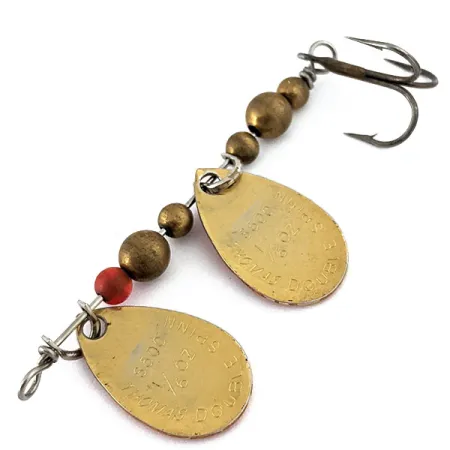 Thomas Double Spinn, złoto, 5 g błystka obrotowa #15376