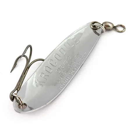 Luhr Jensen Krocodile #3, Chrom, 10 g błystka wahadłowa #15602