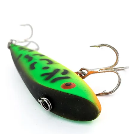 ​Cotton Cordell Ratt'l Spot Minnow UV (świeci w ultrafiolecie), Fire Tiger (Ognisty Tygrys), 19 g wobler #16092