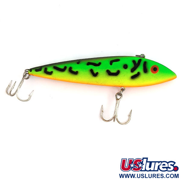  Cotton Cordell Ratt'l Spot Minnow UV (świeci w ultrafiolecie), Fire Tiger (Ognisty Tygrys), 19 g wobler #15924