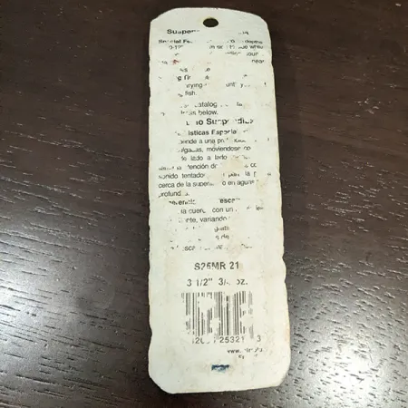 L&S Bait Mirro lure MirrOlure S25MR Suspending Twitchbait, 21 g wobler #16258