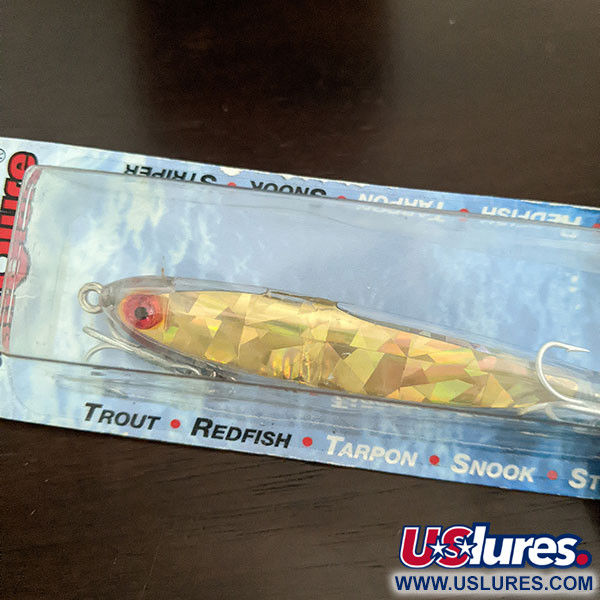 L&S Bait Mirro lure MirrOlure MirrOMinnow 19MR Suspending Twitchbait, złoto, 11 g wobler #16300