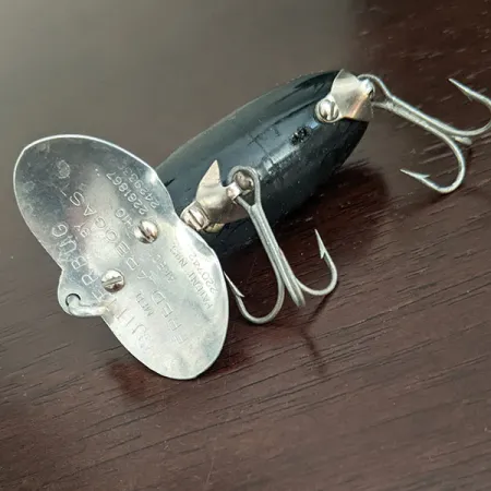 Fred Arbogast Jitterbug, Czarny, 10 g wobler #16316