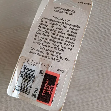 Luhr Jensen Lil' Kroc (Krocodile Stubby), nikiel, 7 g błystka wahadłowa #16494