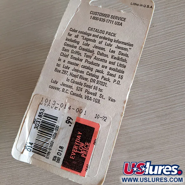 Luhr Jensen Lil' Kroc (Krocodile Stubby), nikiel, 7 g błystka wahadłowa #16494