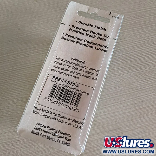  Wahoo Key Largo Swim'n Fin, Rattl, z grzechotką, , 7 g błystka wahadłowa #16498