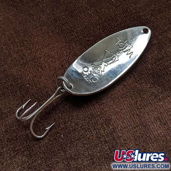 Seneca Little Cleo (Hula Girl), nikiel/niebieski, 14 g błystka wahadłowa #16529