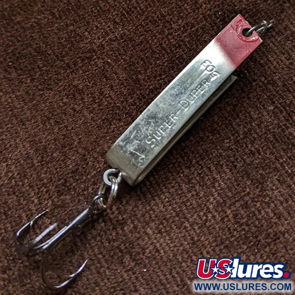  Luhr Jensen Super-Duper 503, nikiel/czerwony, 4,3 g błystka wahadłowa #16548