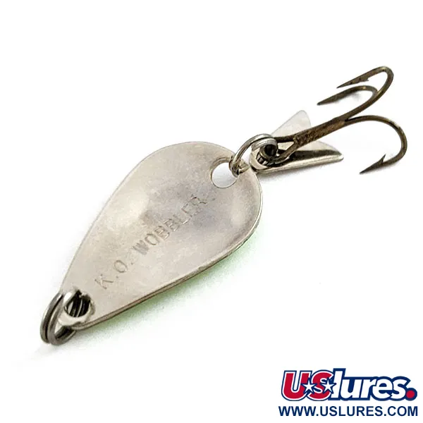Acme K.O. Wobbler, nikiel/zielony, 3,5 g błystka wahadłowa #16573