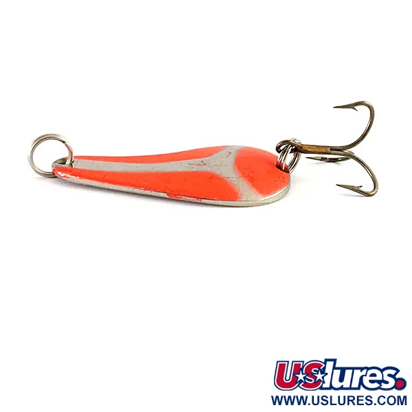 Worth PÖC Chop UV (świeci w ultrafiolecie)​, nikiel/czerwony UV, 11 g błystka wahadłowa #17050