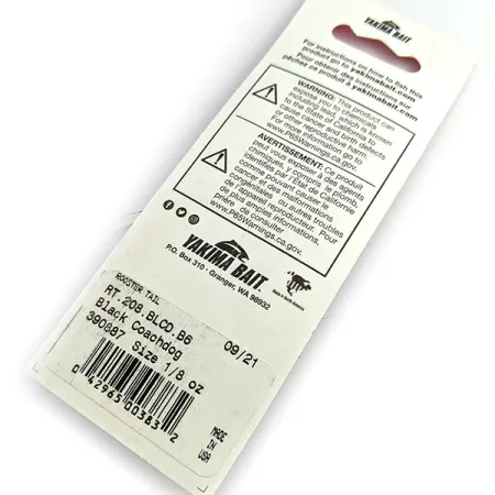 Yakima Bait Worden’s Original Rooster Tail, złoty/czarny, 3,6 g błystka obrotowa #16590