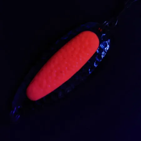 Blue Fox Pixee UV (świeci w ultrafiolecie), Młotkowany nikiel/różowy UV-świeci w świetle ultrafioletowym, 14 g błystka wahadłowa #16632