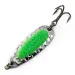  Blue Fox Pixee UV (świeci w ultrafiolecie), nikiel/zielony, 3,5 g błystka wahadłowa #16664