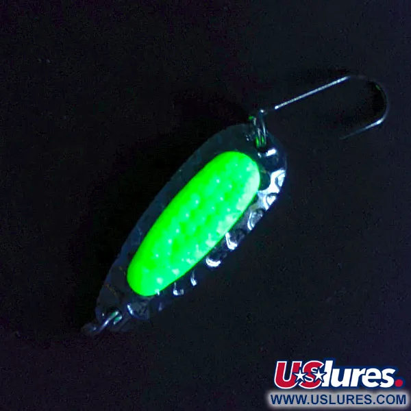  ​Blue Fox Pixee UV (świeci w ultrafiolecie), nikiel/żółty, 3,5 g błystka wahadłowa #16665