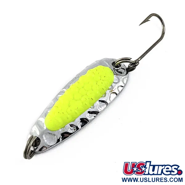  ​Blue Fox Pixee UV (świeci w ultrafiolecie), nikiel/żółty, 3,5 g błystka wahadłowa #16665