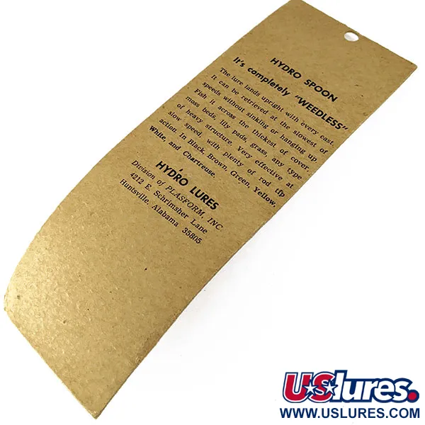 Hydro Lures ​Błystka antyzaczepowa Hydro Spoon, Zielony czarny, 11 g wobler #16752