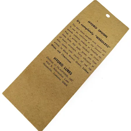 Hydro Lures ​​Błystka antyzaczepowa Hydro Spoon, Zielony biały, 14 g wobler #16753