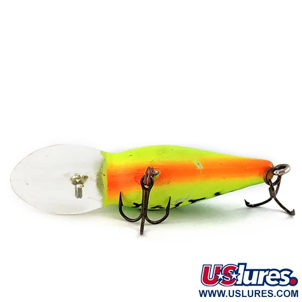 Bomber model 6A UV (świeci w ultrafiolecie), Fire Tiger (Ognisty Tygrys), 11 g wobler #16783