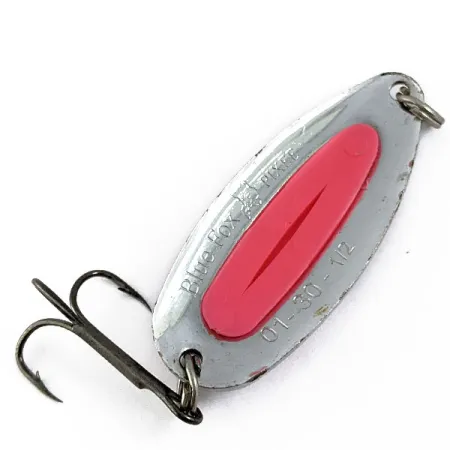 Blue Fox Pixee UV (świeci w ultrafiolecie), nikiel/różowy, 14 g błystka wahadłowa #16802