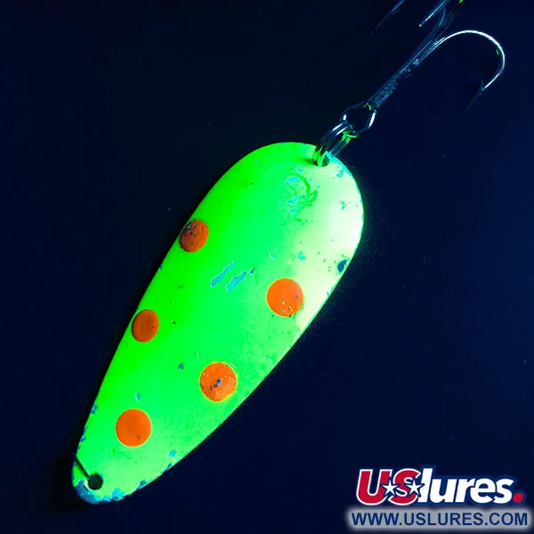 Eppinger Dardevle Dardevlet UV (świeci w ultrafiolecie), Żółty/czerwony/nikiel, 21 g błystka wahadłowa #16844