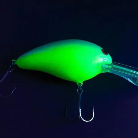 Norman DD22 HD (Heavy Diver) UV (świeci w ultrafiolecie), Żółty/niebieski/złoty brokat, 28 g wobler #16852