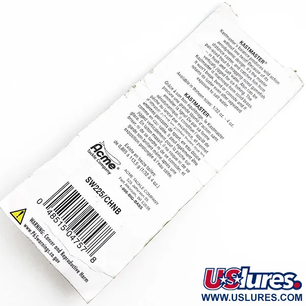 Acme Kastmaster, nikiel/niebieski, 2,5 g błystka wahadłowa #16993