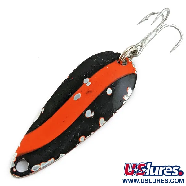  Worth Chippewa Steel Spoon, nikiel/czerwony/czarny, 6 g błystka wahadłowa #17002